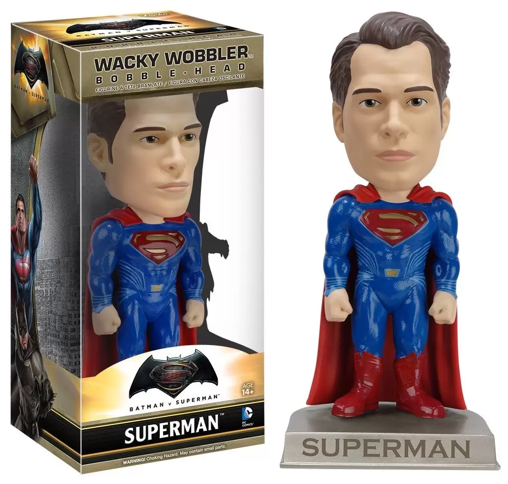 Pop Culture - Funko - Superman Wacky Wobbler Batman v Superman