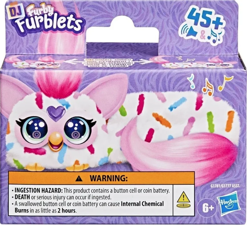 Jocuri si jucarii - Furby DJ Furblets Berry Cup-Cake - Jucarie Interactiva Muzicala