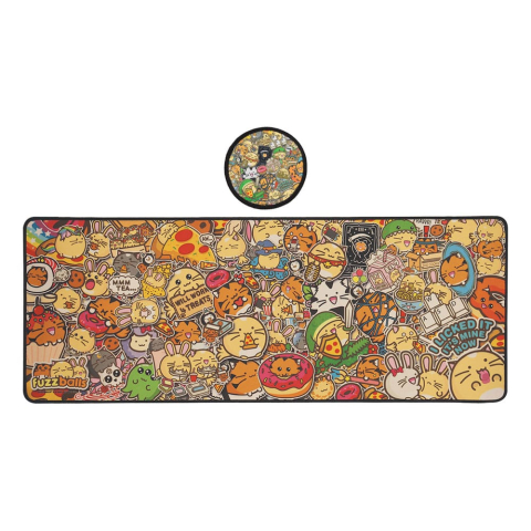 Fuzzballs Desk Pad + Coaster Set [1]