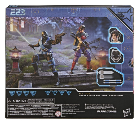 Jucarii - G.I. Joe Classified Series Action Figure 2-Pack Snake Eyes & Kim "Jinx" Arashikage 15 cm