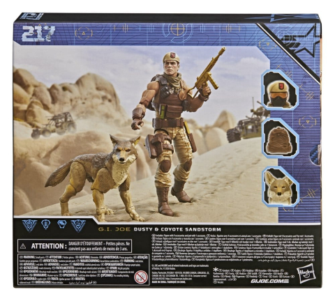 PRECOMENZI - G.I. Joe Classified Series Action Figure #217 Dusty & Coyote Sandstorm 15 cm