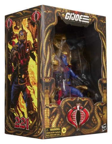 G.I. Joe Classified Series Action Figure Cobra Commander in Dress Uniform & Throne 15 cm [2]