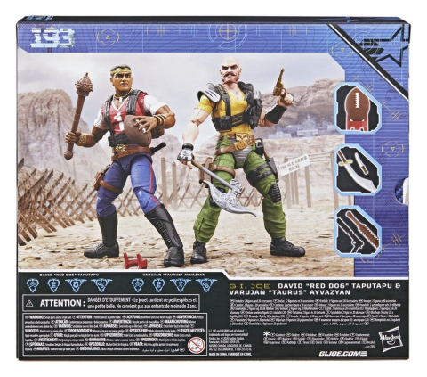 G.I. Joe Classified Series Red Dog & Taurus 2-Pack Figurine 15 cm [1]