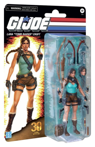 G.I. Joe Classified Series Retro Cardback Collaborative Action Figure Lara "Tomb Raider" Croft 15 cm [3]