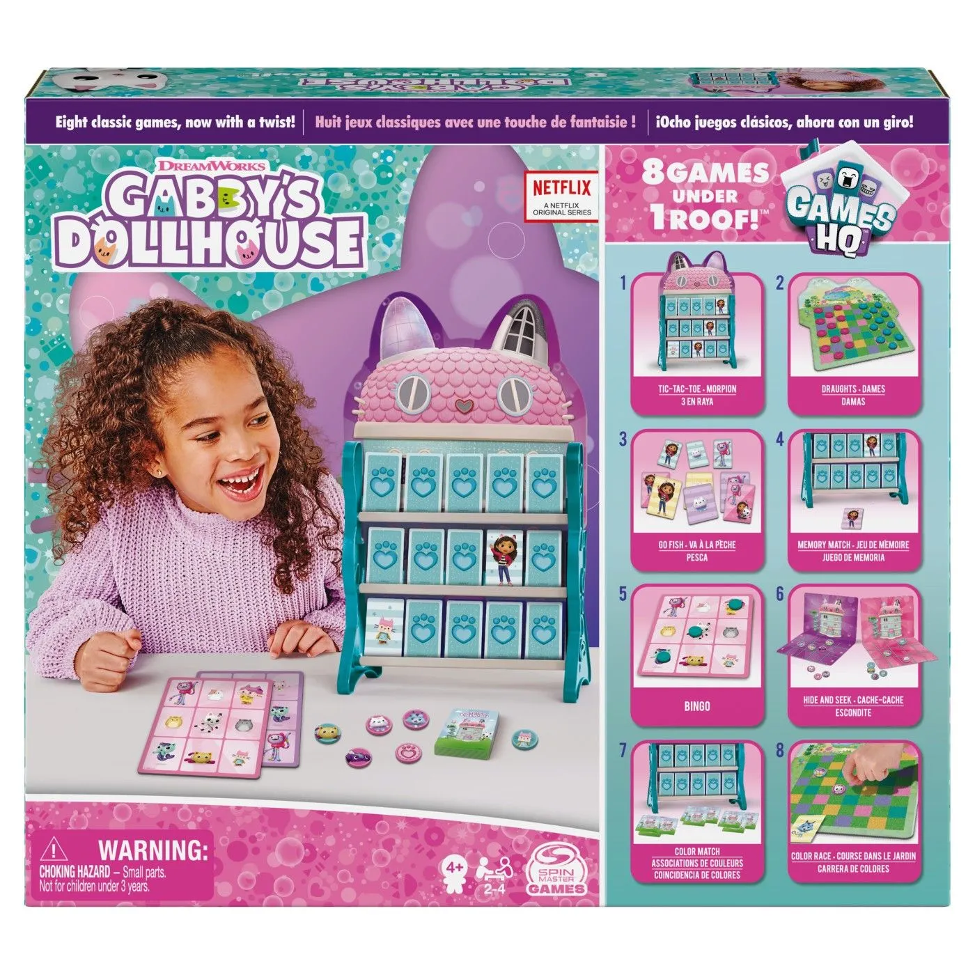Jocuri pentru copii - Gabby’s Dollhouse 8 Jocuri intr-un Set