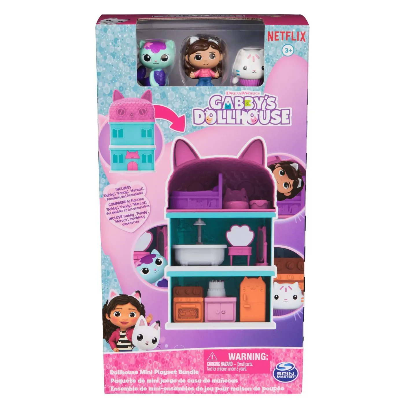 Jocuri si jucarii - Gabby’s Dollhouse Mini Playset Combo Figurine si Mobilier