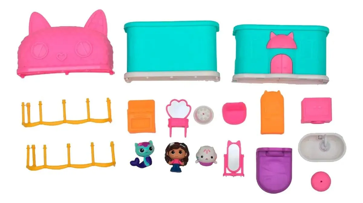 Gabby’s Dollhouse Mini Playset Combo Figurine si Mobilier [5]