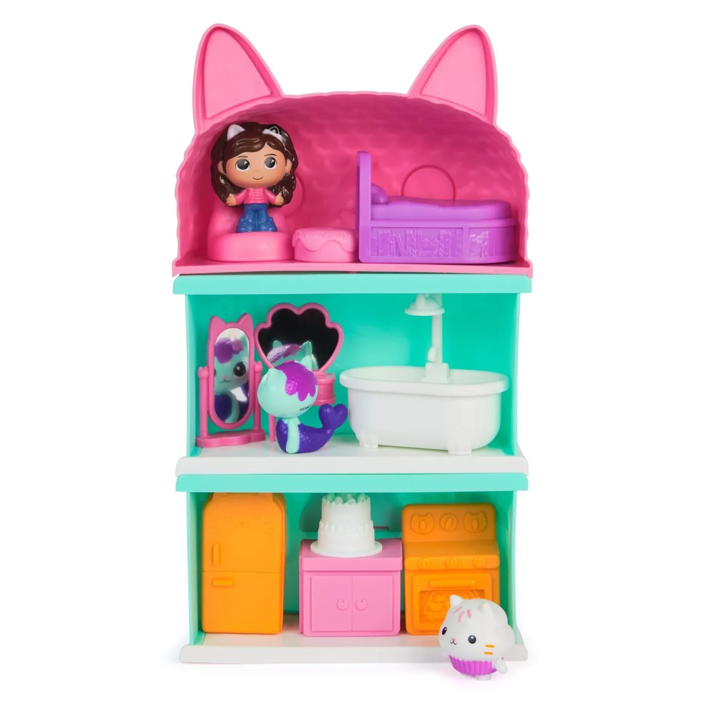 Gabby’s Dollhouse Mini Playset Combo Figurine si Mobilier [2]