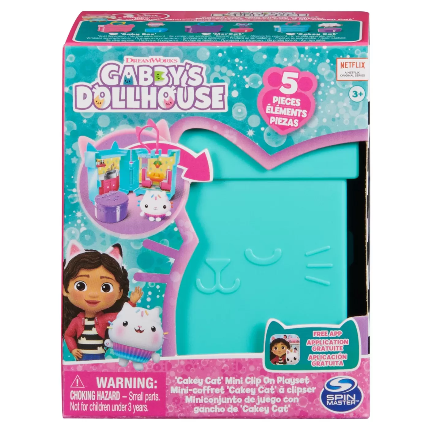 Jocuri si jucarii - Gabby’s Dollhouse Mini Set Baia Pisirena cu Clips