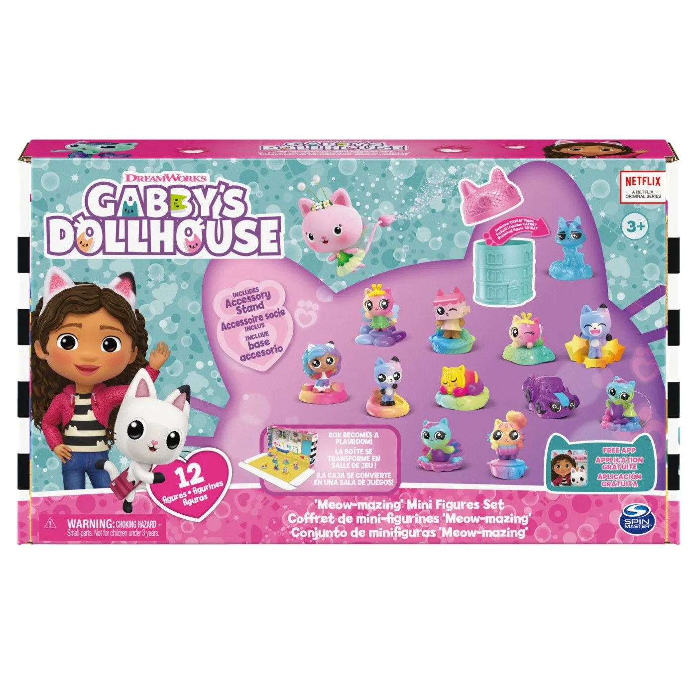 Jocuri si jucarii - Gabby’s Dollhouse Set 12 Mini Figurine Rainbow