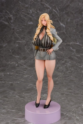 Gal Ane Shachou to Harem Office PVC Figure 1/7 Nishigori Ai (Grey Suit Ver.) Wholesome Ver. 26 cm [11]