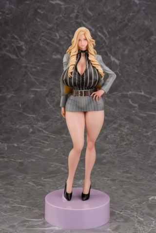 PRECOMENZI - Gal Ane Shachou to Harem Office PVC Figure 1/7 Nishigori Ai (Grey Suit Ver.) Wholesome Ver. 26 cm
