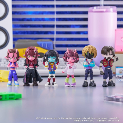 Galactic Milky?Subway Express Mini Figures Blind Box Display (6) [7]