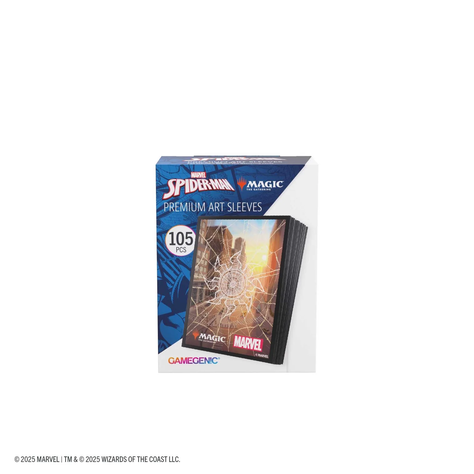 Noutati - Gamegenic MTG Marvel’s Spider-Man Premium Art Sleeves – Spider-Man Lands Series