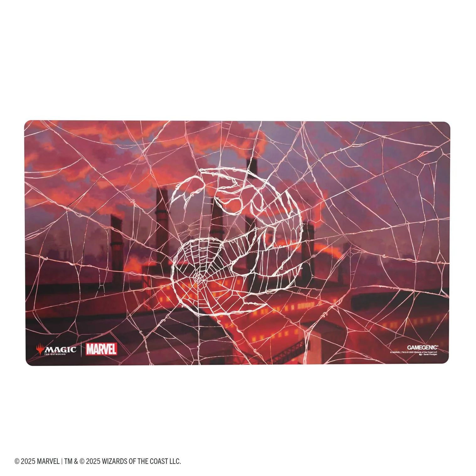 Magic The Gathering - Gamegenic MTG Marvel’s Spider-Man Shiny Playmat – Spider-Man Mountain Edition