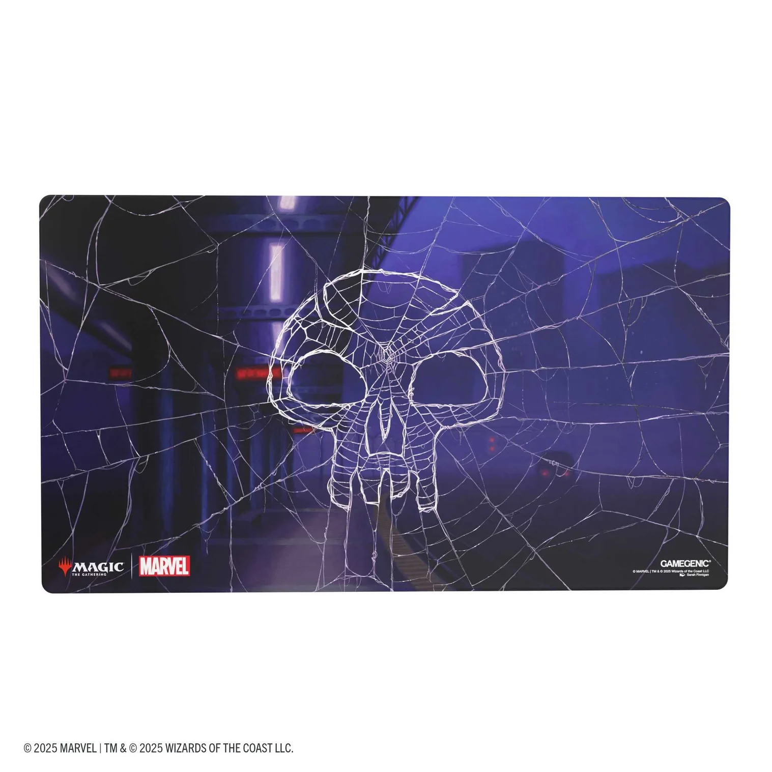 Magic The Gathering - Gamegenic MTG Marvel’s Spider-Man Shiny Playmat – Spider-Man Swamp Edition