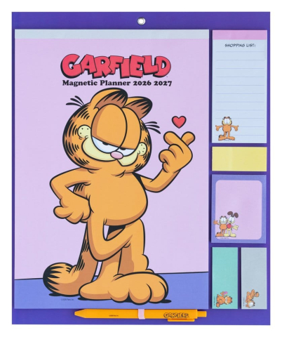 PRECOMENZI - Garfield Magnetic Planner 2026/27 30 x 35 cm