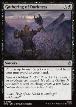 Magic: The Gathering Singles - Gathering of Darkness The Hobbit - Singles 68 FOILED