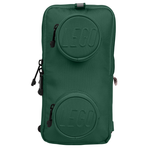 Geanta Sling LEGO Signature Brick 1x2 2.5L - Verde închis [2]