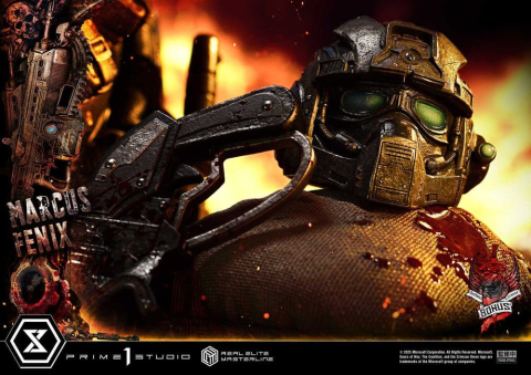 Gears of War: Reloaded Real Elite Masterline Series Statue 1/3 Marcus Fenix Ultimate Bonus Version 97 cm [5]