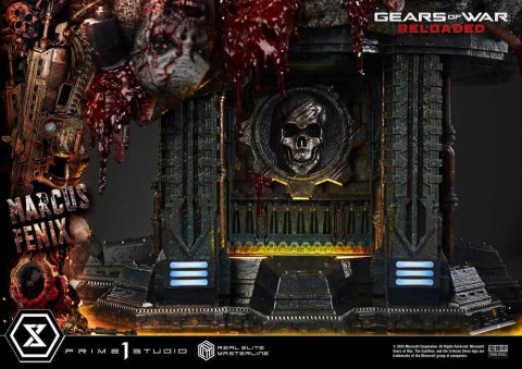 Gears of War: Reloaded Real Elite Masterline Series Statue 1/3 Marcus Fenix Ultimate Version 97 cm [19]