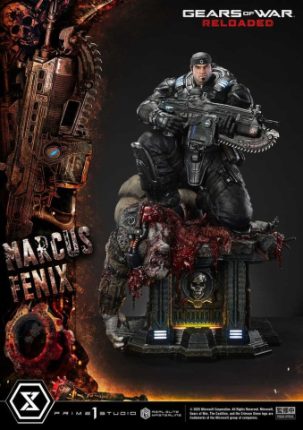 Gears of War: Reloaded Real Elite Masterline Series Statue 1/3 Marcus Fenix Ultimate Version 97 cm [6]