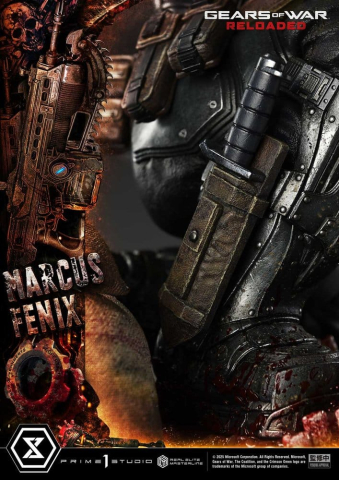 Gears of War: Reloaded Real Elite Masterline Series Statue 1/3 Marcus Fenix Ultimate Version 97 cm [10]