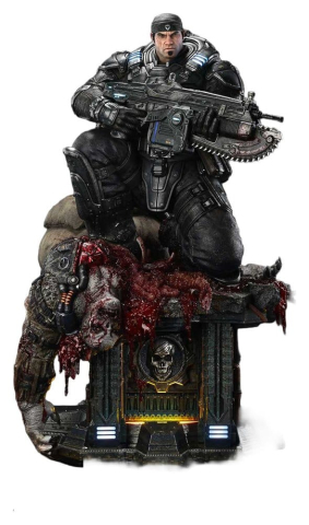 PRECOMENZI - Gears of War: Reloaded Real Elite Masterline Series Statue 1/3 Marcus Fenix Ultimate Version 97 cm