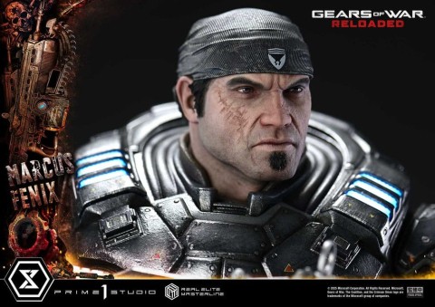 Gears of War: Reloaded Real Elite Masterline Series Statue 1/3 Marcus Fenix Ultimate Version 97 cm [14]
