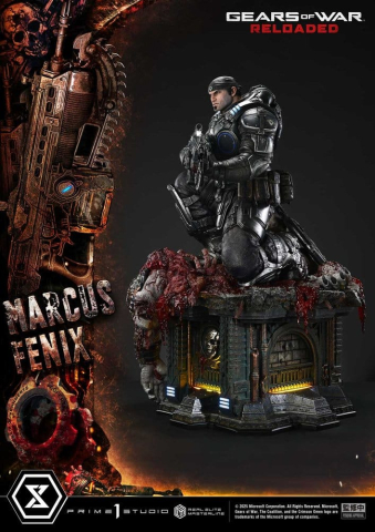 Gears of War: Reloaded Real Elite Masterline Series Statue 1/3 Marcus Fenix Ultimate Version 97 cm [7]