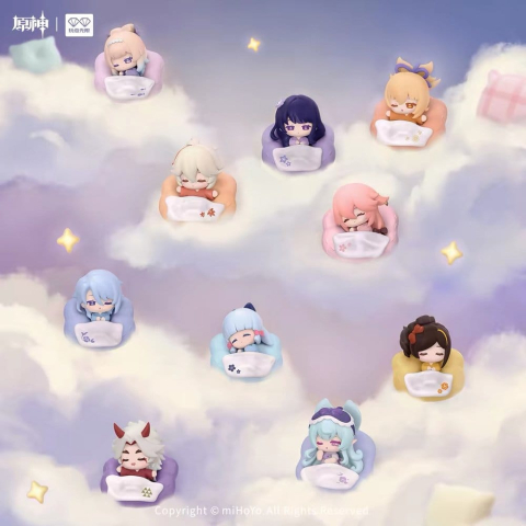 Genshin Impact 3D Magnet Cloud Pillow Dreamland Series 5 cm Blind Box Display (9) [2]