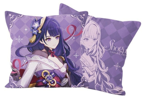 PRECOMENZI - Genshin Impact Anniversary Celebration Series Pillow Case Raiden Shogun 6th Anniversary 45 x 45 cm