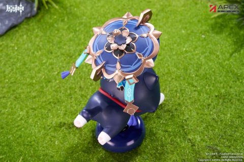 Genshin Impact Chibi Chara Yurayura Stand PVC Figure Wanderer 11 cm [3]