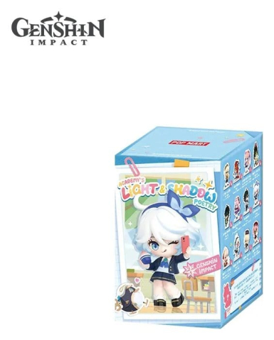 PRECOMENZI - Genshin Impact Chibi Mini Figures Academy's Light and Shadow Poetry Blind Box Display (12)