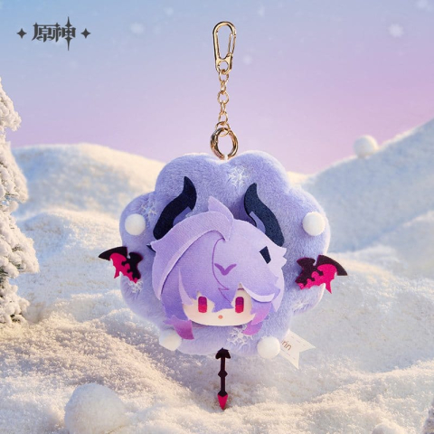 PRECOMENZI - Genshin Impact - Leisurely Winter's Day Series Plushie Keychain - Durin