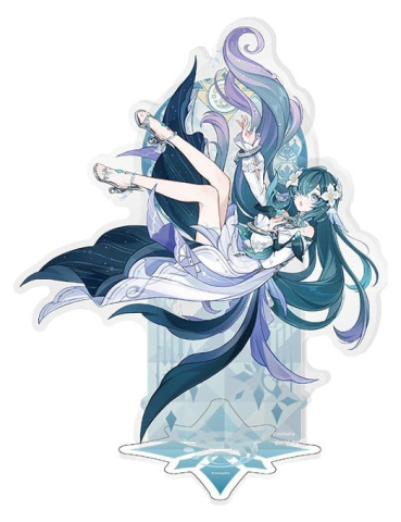 PRECOMENZI - Genshin Impact Snezhnaya Themed Series Acrylic Standee Vodyanitsa 19 cm