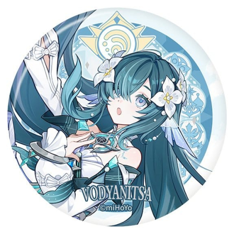 PRECOMENZI - Genshin Impact Snezhnaya Themed Series Pin Badge Vodyanitsa 8 cm
