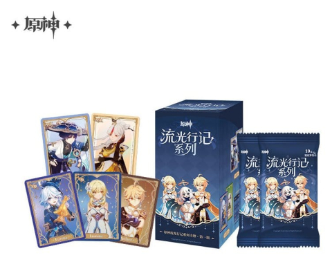 PRECOMENZI - Genshin Impact Trading Card Game Journey of Light Blind Box Display (18) *Chinese Version*