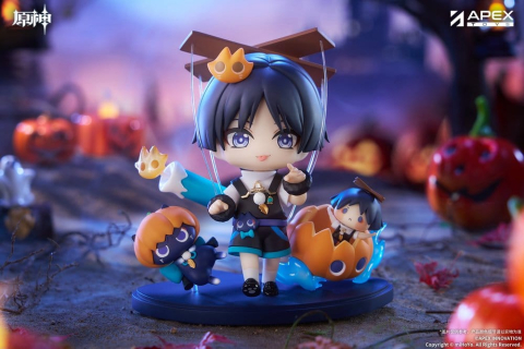 Genshin Impact You Ye Qi Xiang Series Chibi Chara PVC Statue Wanderer 10 cm [8]