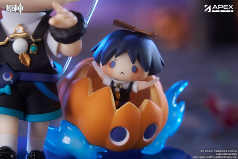 Genshin Impact You Ye Qi Xiang Series Chibi Chara PVC Statue Wanderer 10 cm [1]