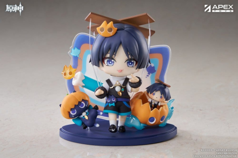 PRECOMENZI - Genshin Impact You Ye Qi Xiang Series Chibi Chara PVC Statue Wanderer 10 cm