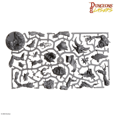 Gervase the Ettin – Miniatura Dungeons & Lasers [1]