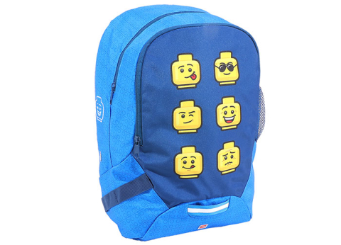 LEGO - Ghiozdan LEGO Faces - Albastru