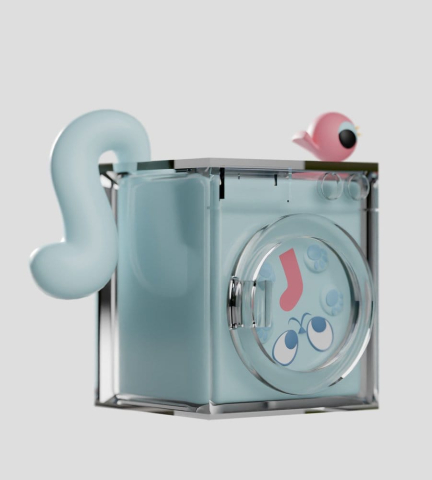 Ghost Cat Mini Figures S1 6 cm Blind Box Display (6) [5]