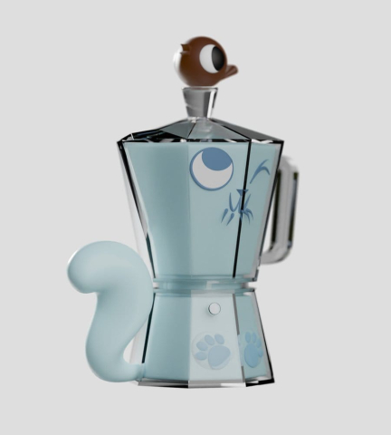Ghost Cat Mini Figures S1 6 cm Blind Box Display (6) [1]