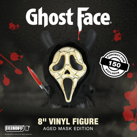 Collectibles - Ghost Face Dunny Art Toy Vinyl Figure Aged Mask Edition 20 cm