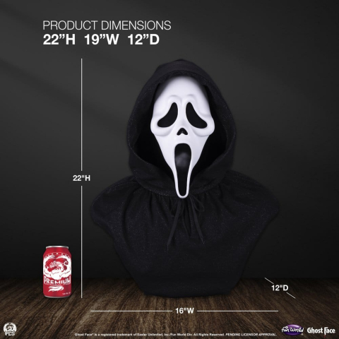 Ghost Face Life-Size Bust 56 cm [13]
