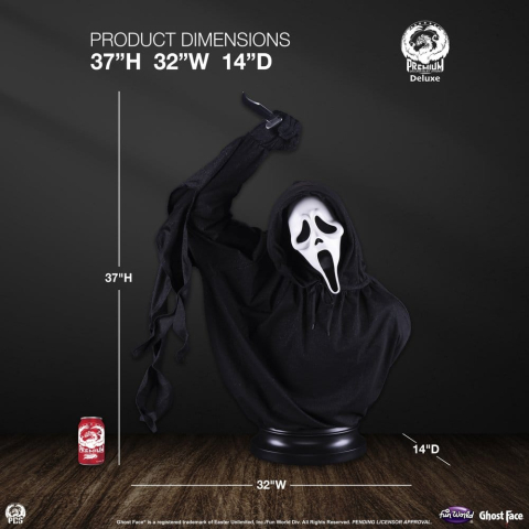 Ghost Face Life-Size Bust Deluxe Edition 94 cm [20]