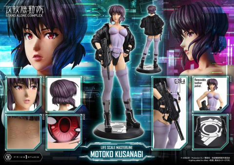 Ghost in the Shell Life Scale Masterline Series Statue 1/1 Motoko Kusanagi 174 cm [21]