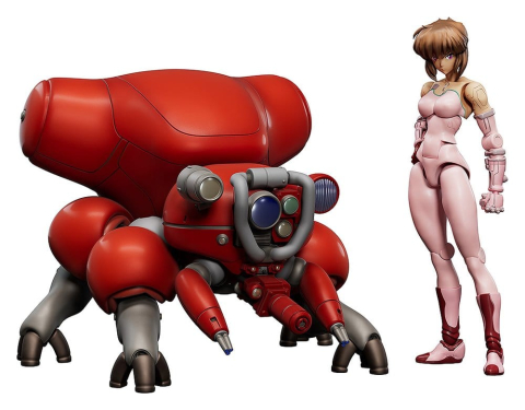 PRECOMENZI - Ghost in the Shell PLAMAX minimum factory Plastic Model Kit Motoko Kusanagi with Fuchikoma 8 cm